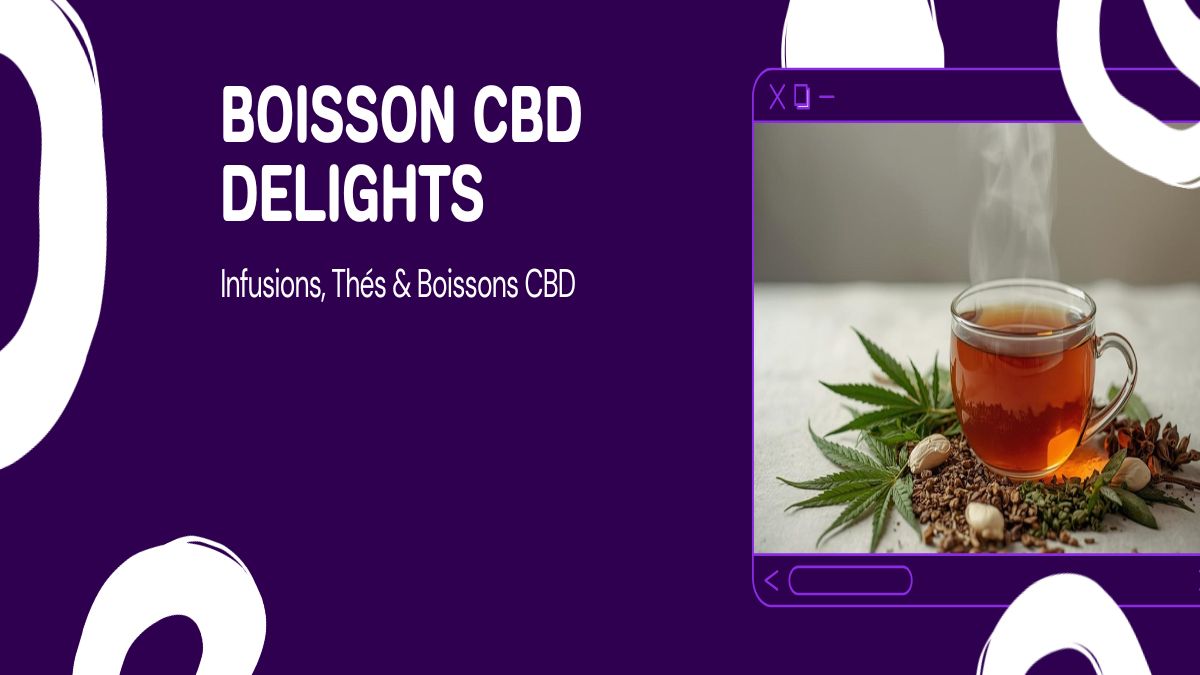 Guide boisson CBD infusion tisane the CBD 2026 - Hollyweed Market